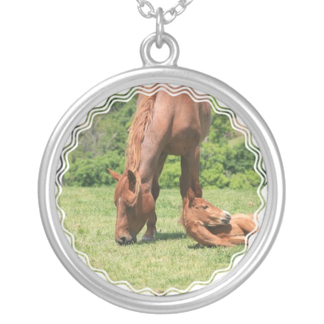 Mare and Colt Necklace (Front)