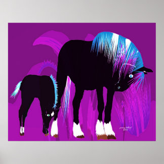 Mare and Colt Poster