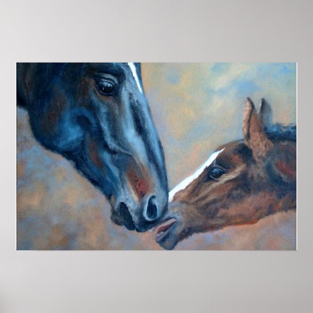 Mare and Foal Fine Art Print (Front)