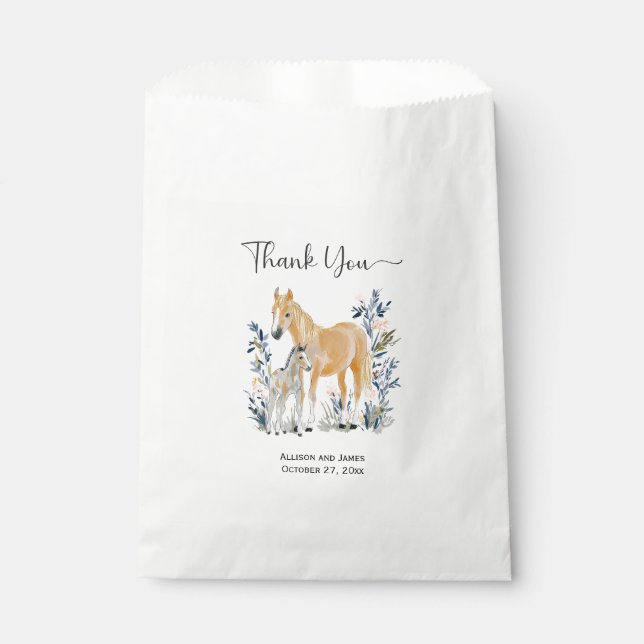 Mare and Foal Generic | Favor Bag (Front)