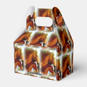 mare and pony candy tin favor boxes