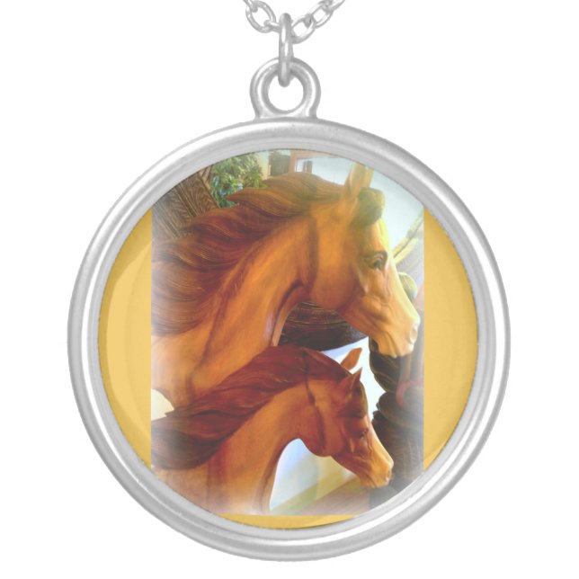 mare and pony necklace (Front)