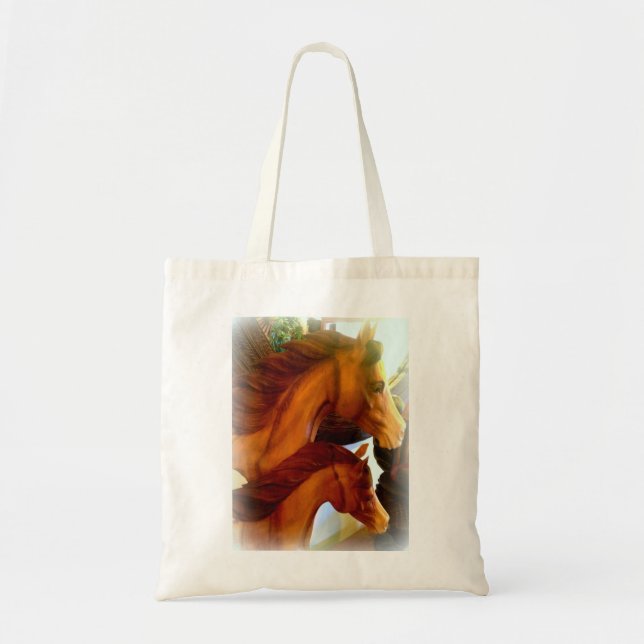 mare and pony tote bag (Front)
