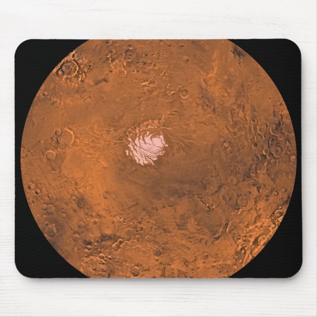Mare Australe region of Mars Mouse Pad (Front)