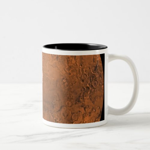 Mare Australe region of Mars Two_Tone Coffee Mug