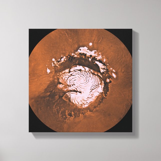 Mare Boreum region of Mars Canvas Print (Front)