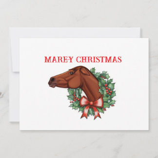 Mare-y Christmas Card