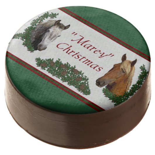 Mare-y Christmas Chocolate Covered Oreo (Angled)