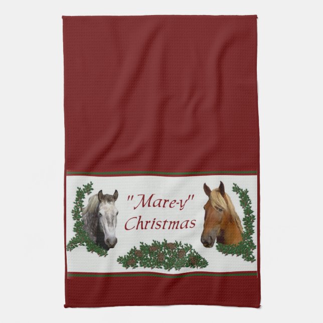 Mare-y Christmas Kitchen Towel (Vertical)