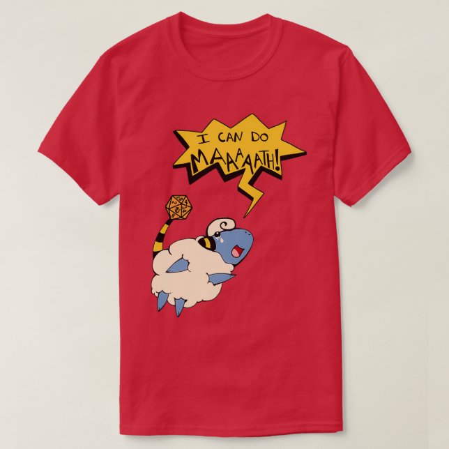 Mareep Math T-Shirt (Design Front)
