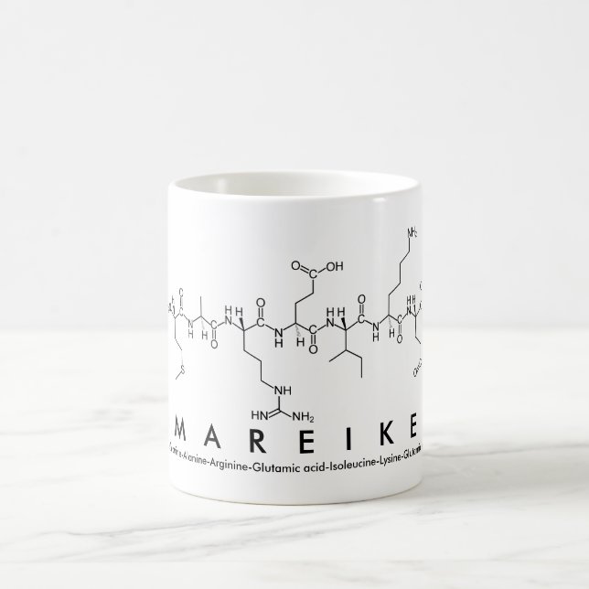 Mareike peptide name mug (Center)