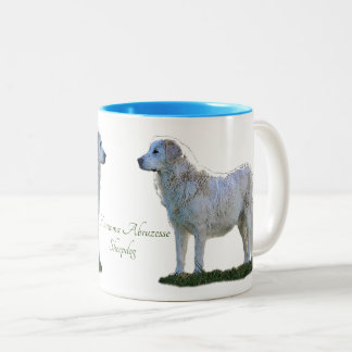 Maremma Abruzzes Sheepdog  Two-Tone Coffee Mug