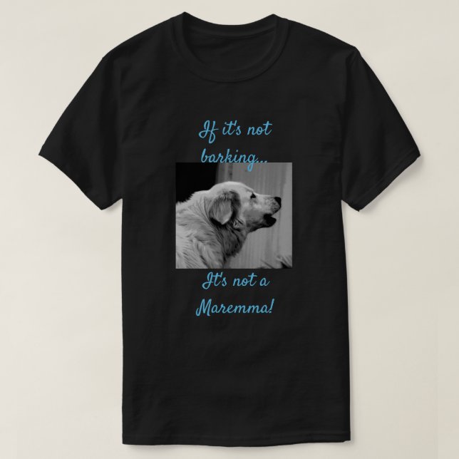 Maremma dog shirt (Design Front)