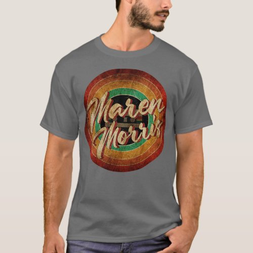 Maren Morris Vintage Circle Art T_Shirt