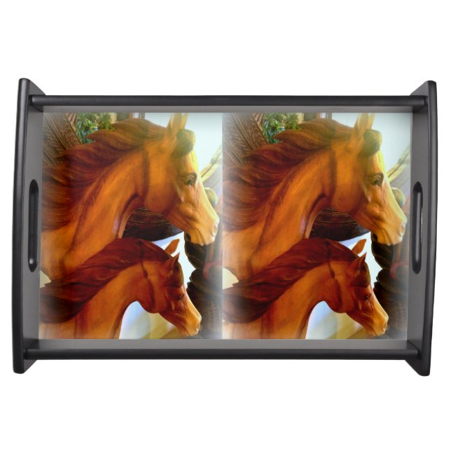 mares and ponies serving tray (Front)