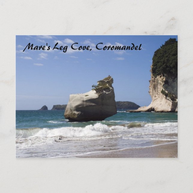 Mare's Leg Cove, Coromandel Postcard (Front)