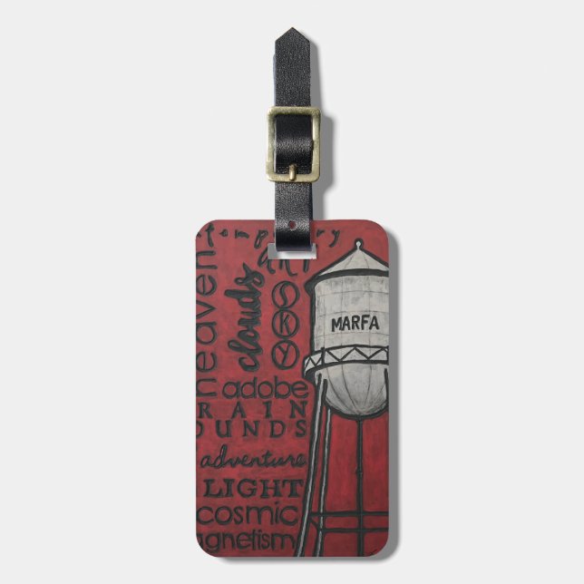 Marfa Luggage Tag (Front Vertical)