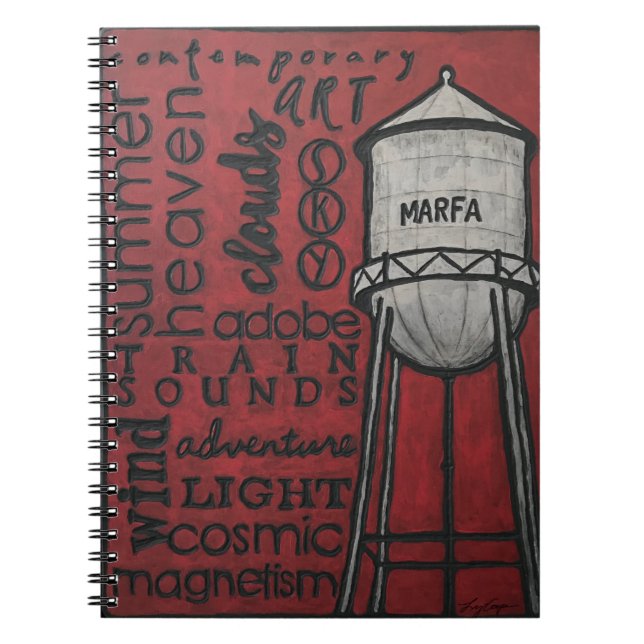 Marfa Spiral Notebook (Front)