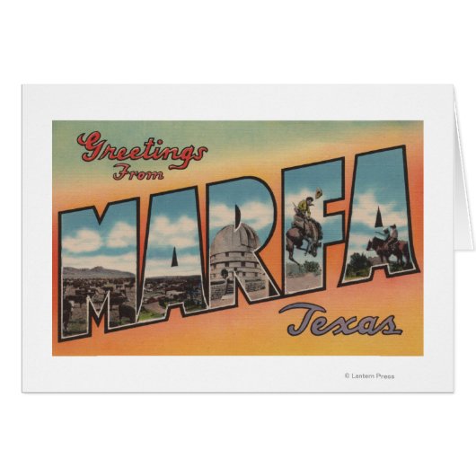 Marfa, TexasLarge Letter ScenesMarfa, TX Cards (Front Horizontal)