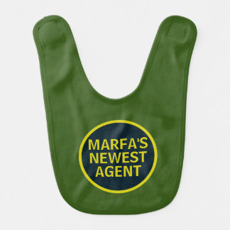 MARFA'S NEWEST AGENT BIB