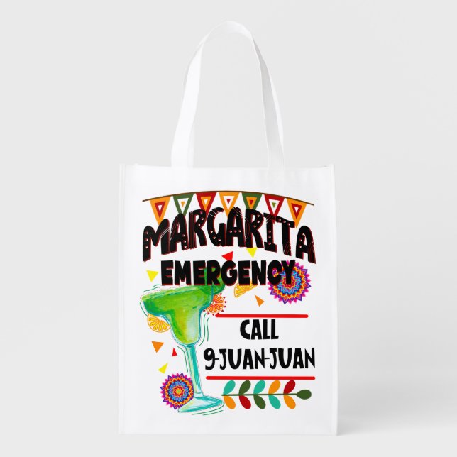 Margaret Emergency Call 9 Juan Juan Juan Grocery Bag (Front)