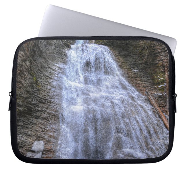 Margaret Falls, BC I Photo Print Laptop Sleeve (Front)