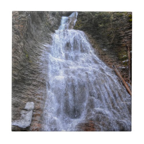 Margaret Falls BC I Photo Print Tile