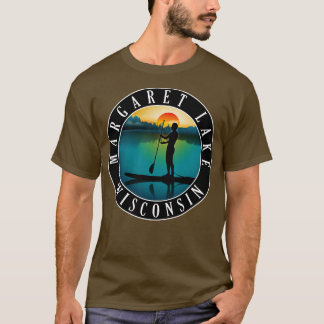Margaret Lake Wisconsin Paddleboarding T-Shirt
