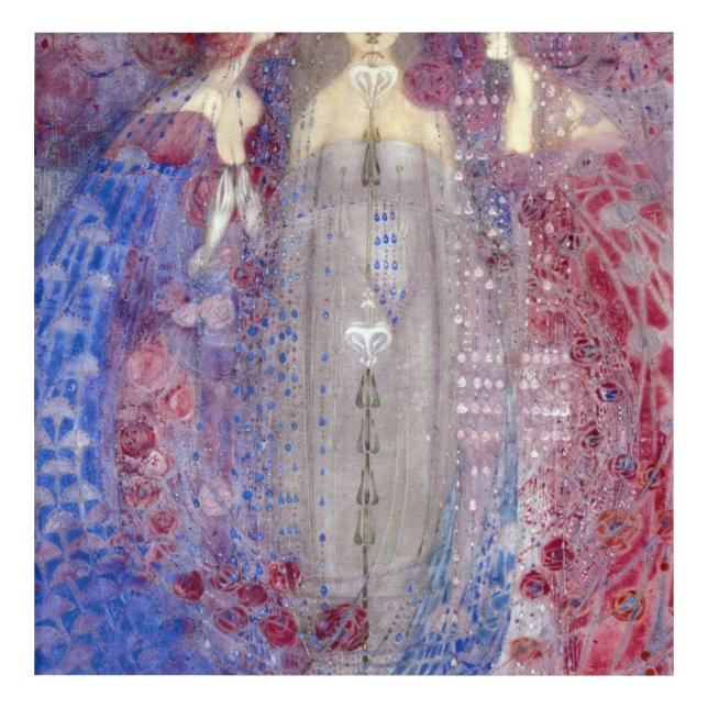 Margaret Macdonald Mackintosh The Three Perfumes Acrylic Print (Front)