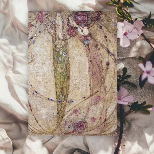 Margaret MacDonald The Red Rose and the White Rose Postcard (Creator Uploaded)