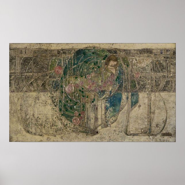Margaret Macdonald The Sleeping Princess Glasgow Poster (Front)