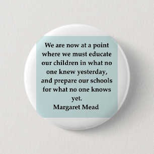margaret mead quote pinback button