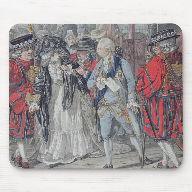 Margaret Nicholson Attempting to Assassinate His M Mouse Pad (Front)