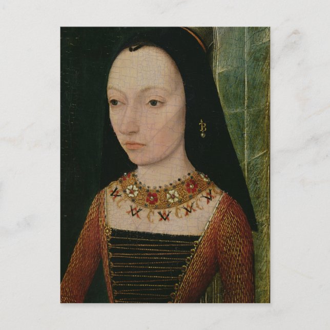 Margaret of York  Duchess of Burgundy, c.1477 Postcard (Front)