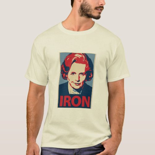 Margaret Thatcher Iron Lady Minimalist T T_Shirt