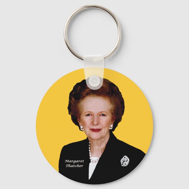 Margaret Thatcher Keychain (Front)