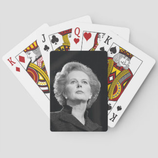 Margaret Thatcher Playing Cards (Black and White)