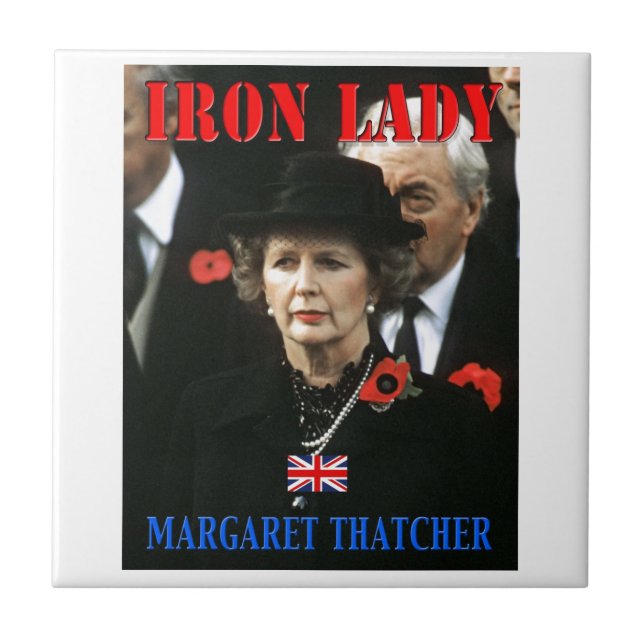 Margaret Thatcher Prime Minister Tile (Front)
