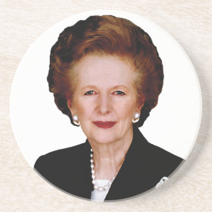 Margaret Thatcher Sandstone Coaster