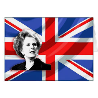 Margaret Thatcher Union Jack Cards