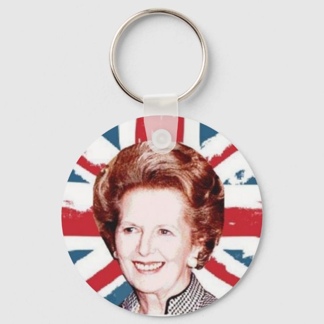 MARGARET THATCHER UNION JACK KEYCHAIN (Front)