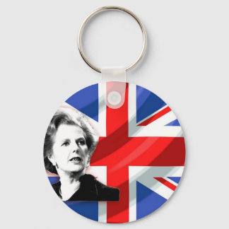 Margaret Thatcher Union Jack Keychain