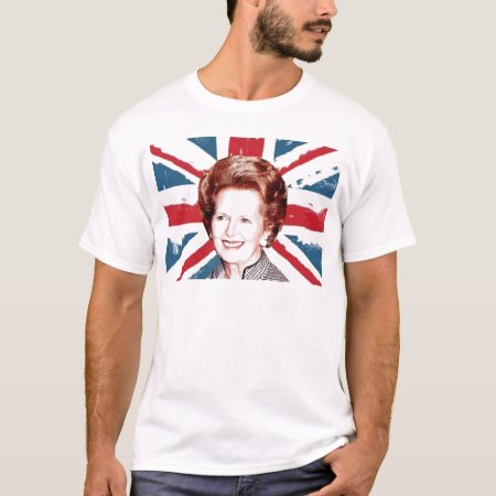 Margaret Thatcher Union Jack T-shirt
