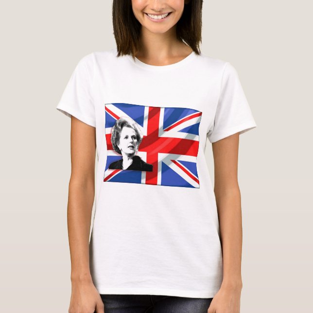 Margaret Thatcher Union Jack T-Shirt (Front)