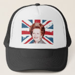 Margaret Thatcher Union Jack Trucker Hat at Zazzle