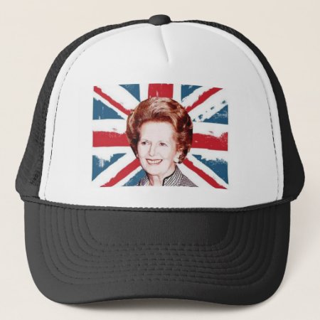 Margaret Thatcher Union Jack Trucker Hat