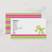 Margarita and Stripes Business Card (Front/Back)