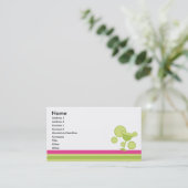 Margarita and Stripes Business Card (Standing Front)