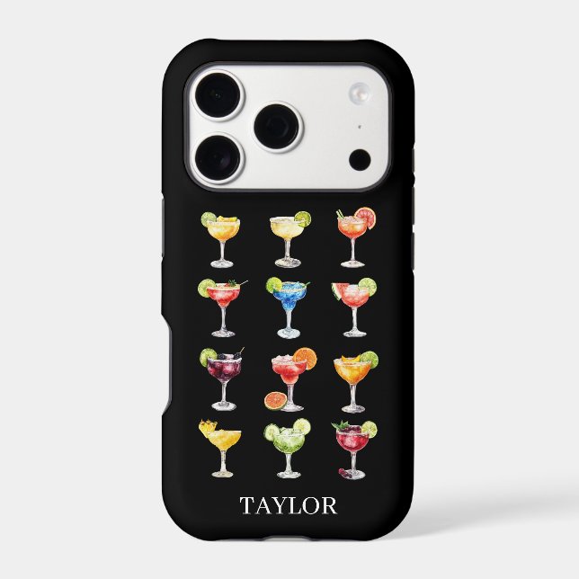 Margarita Anyone Monogrammed Case-Mate iPhone Case (Back)