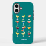 Margarita Anyone Monogrammed iPhone 16 Plus Case